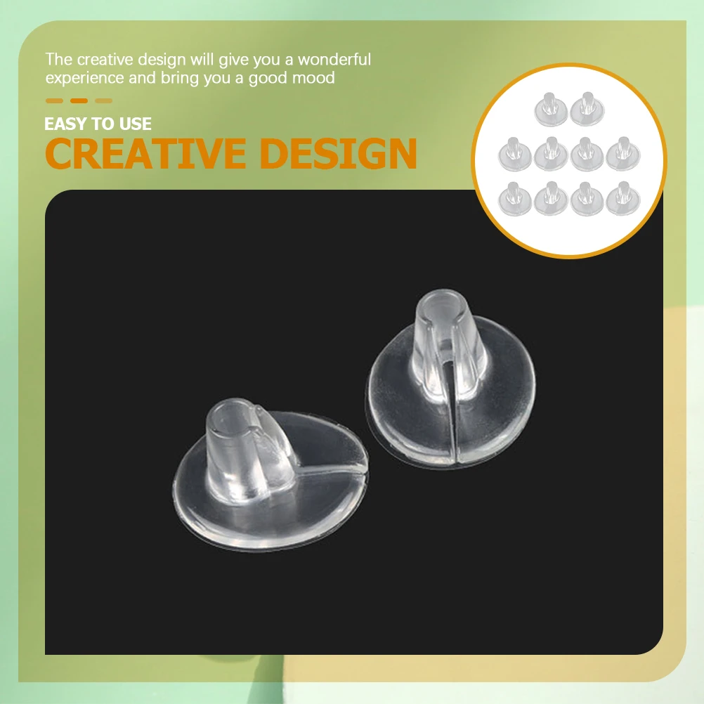 

5 Pairs Clear Toe Guards Gel Cushions for Sandals Flops Anti Friction Foot Comfortable Lightweight for Big