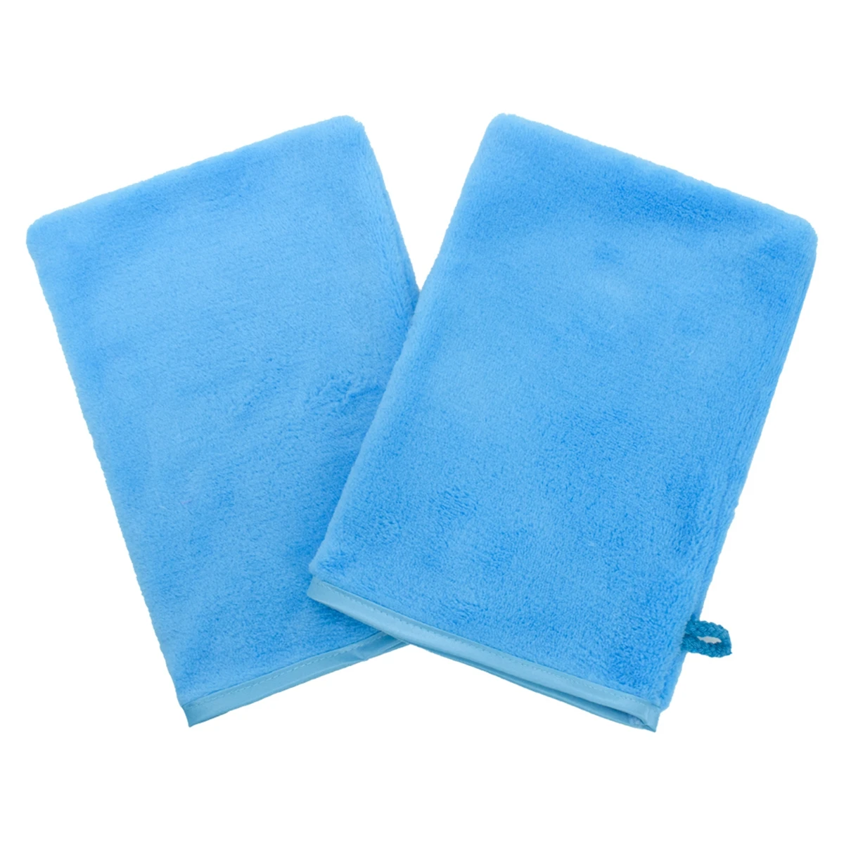 2Pc Reusable Facial Cleansing Glove Microfiber Cloth Makeup Remover Towel Face Towel Face Cleaner Pads Face Care Tool