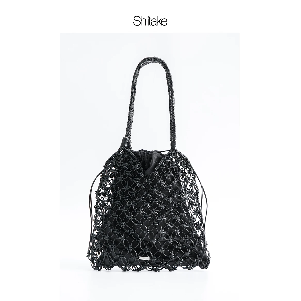 

Handwoven Brand iitake Poet Leather Basket Bag Single oulder Hollow out Tote Bag for Young Women And Men