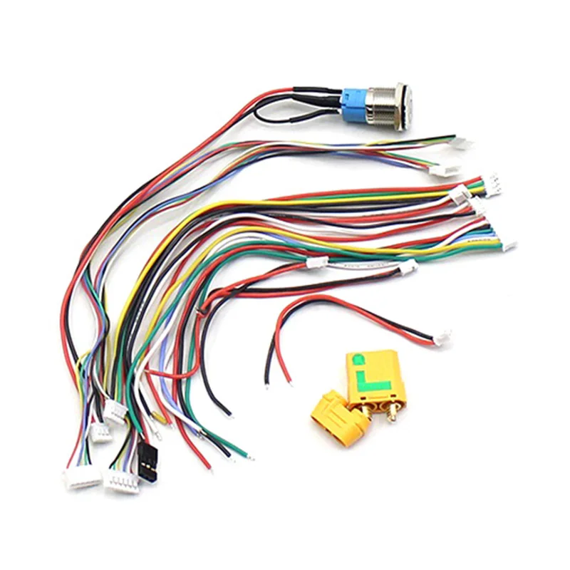 Spintend Dual Ubox V1 V2 75V 100V Enkele Ubox 75V 80V 100V Harnas Kabels Power schakelaar Knop XT90S Vrouwelijke Connector Accessoires
