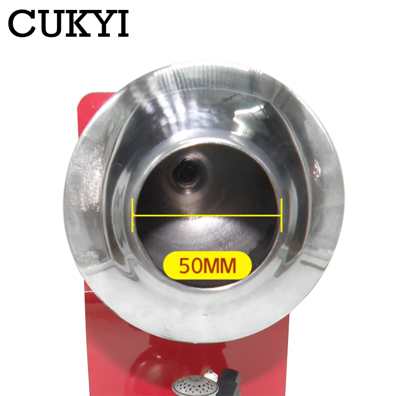 CUKYI Electric Coffee Bean Roaster stainless steel baking tools Grain Drying Nut Roasting machine Drum Type gas stove heating US