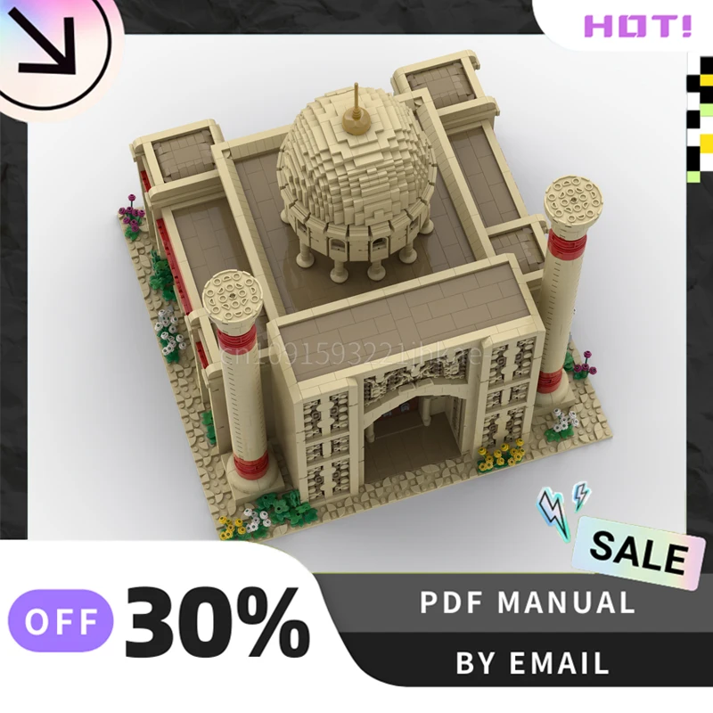 [5601PCS] Customized MOC Monastery Creative Building Blocks Set STEM Educational Toys DIY Construction Model Kit Birthday Gifts