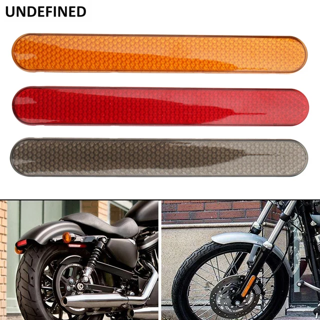 2 szt. Przedni widelec motocykla naklejka odblaskowa sakwa zatrzask pokrywa naklejka ostrzeżenie o bezpieczeństwie dla Harley Touring Sportster Universal