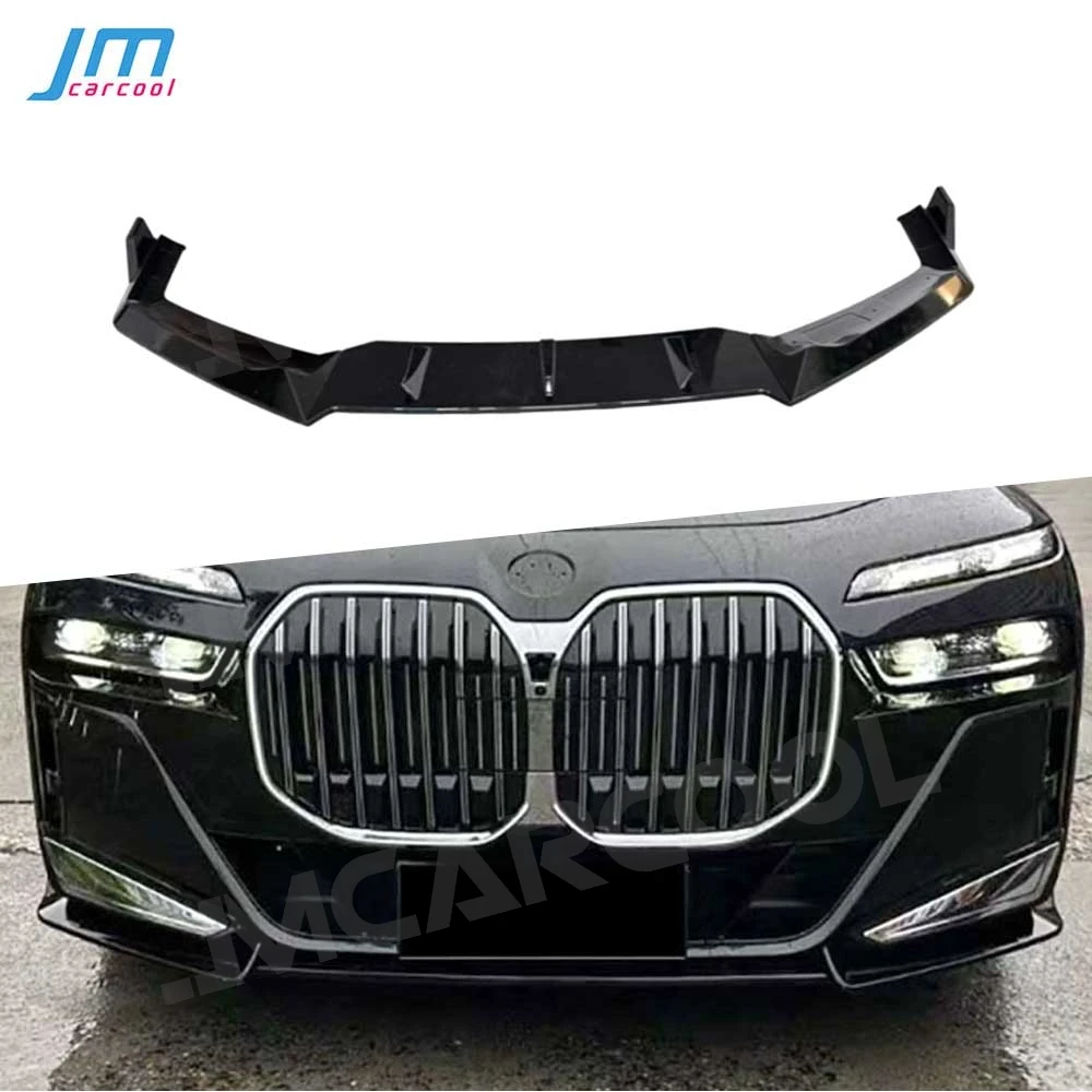 

Front Bumper Lip Chin Spoiler for BMW 7 Series G70 Sport 2023+ Bumper Guard Cover Decoration Body Kits Car Styling Accessories