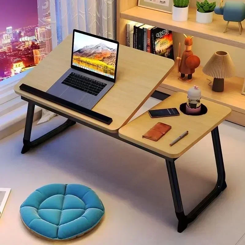 On Bed Desk, Dormitory, Student Desk, Household Bedroom, Multifunctional Foldable Desk, Minimalist on Bed Computer Desk