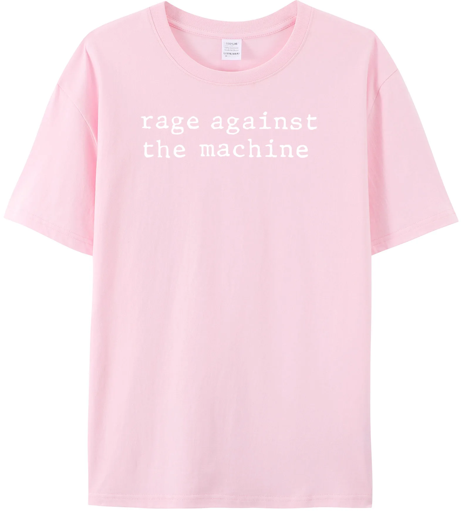 الغضب ضد الآلة. تي شيرت RATM Rap Metal Rock Lovers Hispter Streetwear Premium Summer