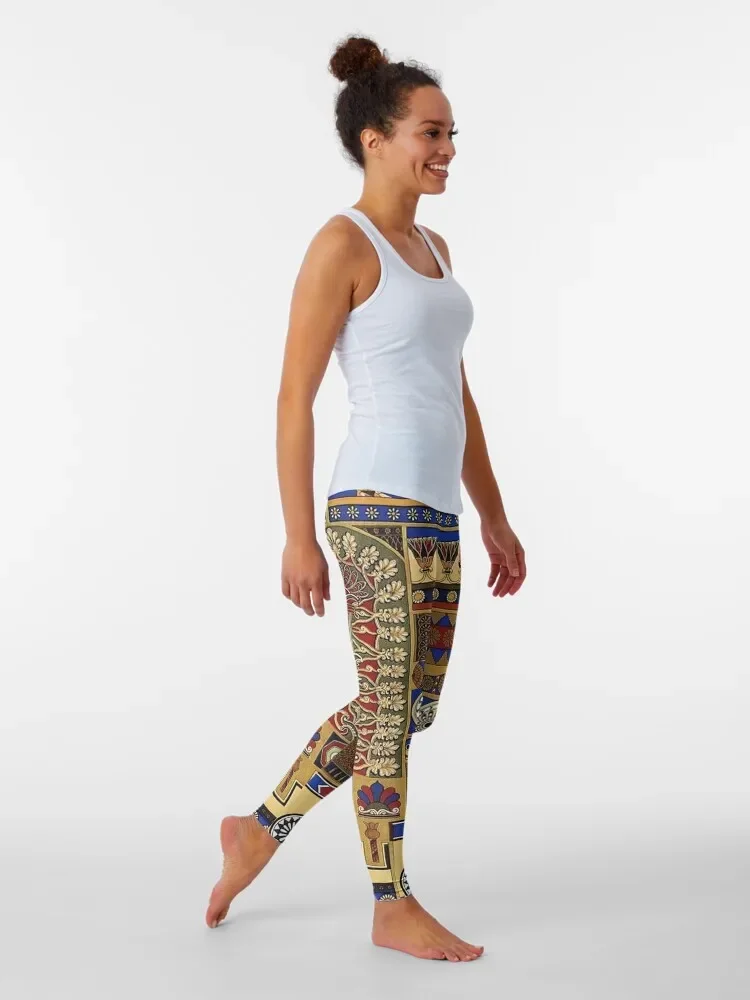 Ancient Assyrian Art Leggings high waist Legging sexy woman workout shorts Womens Leggings