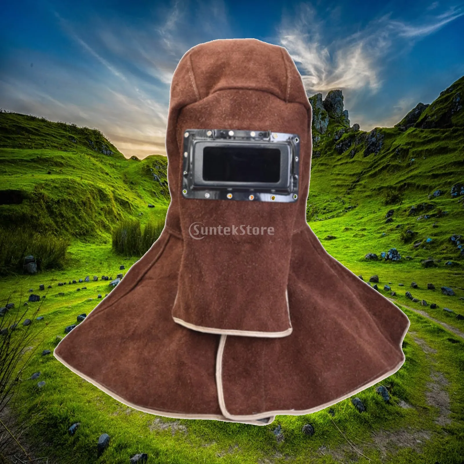 Welder Face Mask Heat Resistant with Flip Front Visor Welding Mask with Lens for Forestry Gardening Convenient Breathable