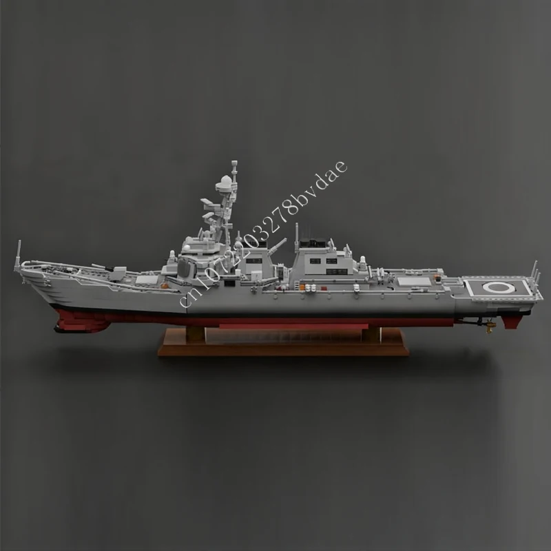2808 قطعة MOC Arleigh Burke-class المدمرة اللبنات مجموعة قارب الطوب لعب للأطفال هالوين هدايا عيد ميلاد الاطفال هدية