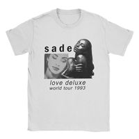 Sades Diamond Singer Tour T Shirt Men 100% Cotton Funny T-Shirts Crewneck Tee Shirt Short Sleeve Clothing Gift Idea