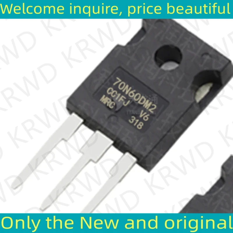 

5PCS 70N60DM2 70N60 New and Original IC Chip TO-247-3 STW70N60DM2 STW70N60DM STW70N60D STW70N60
