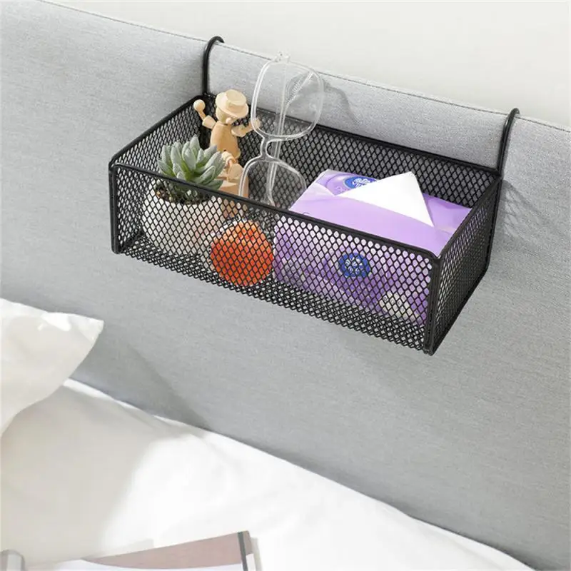 1PC Hanging Basket Bed Bedside Organizer Storage Wall Dorm Bunk Cabinet Door The Over Loft Room Pocket Rack Magazine Dormitory