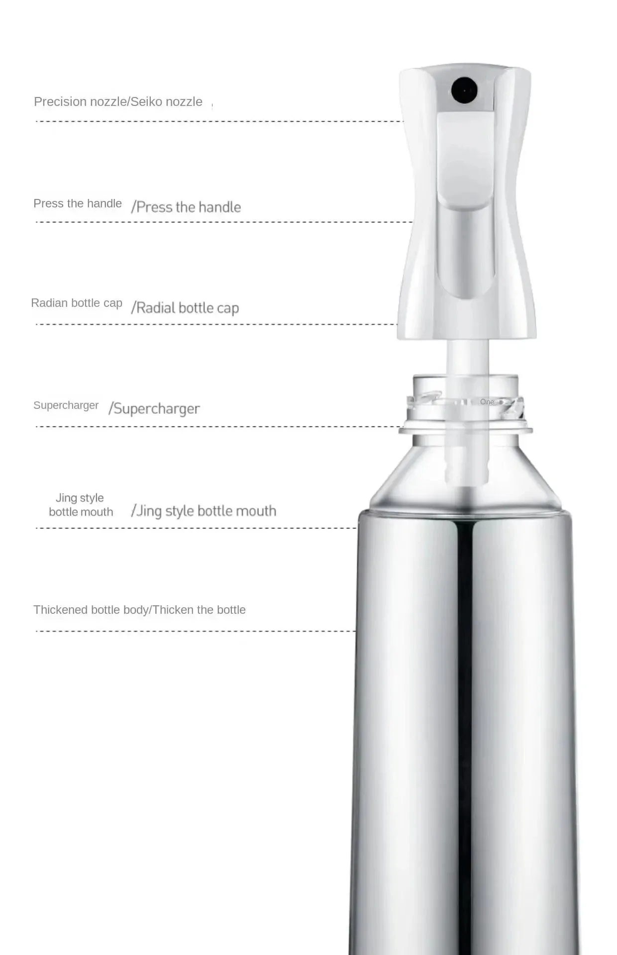 200/300/500ml Kontinuierliche Sprühflasche für Haare – Nachfüllbarer automatischer Wassersprüher für Salon, Friseur & Haarstyling-Werkzeuge – Detail 3
