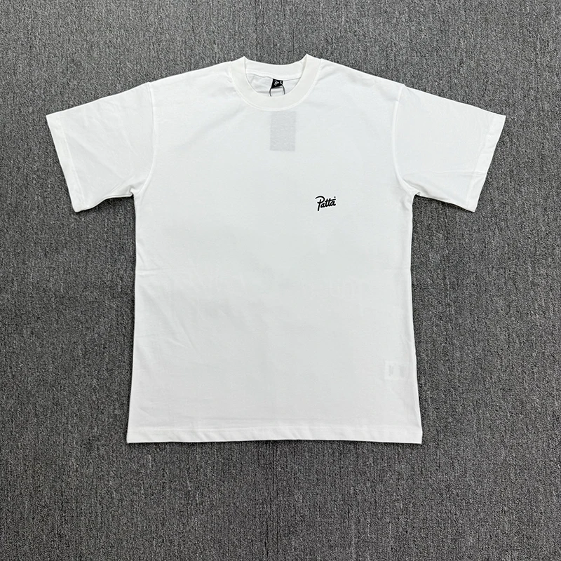 Patta T-shirt Red Heart Love Print Short Sleeve Men Women Cotton Streetwear Top