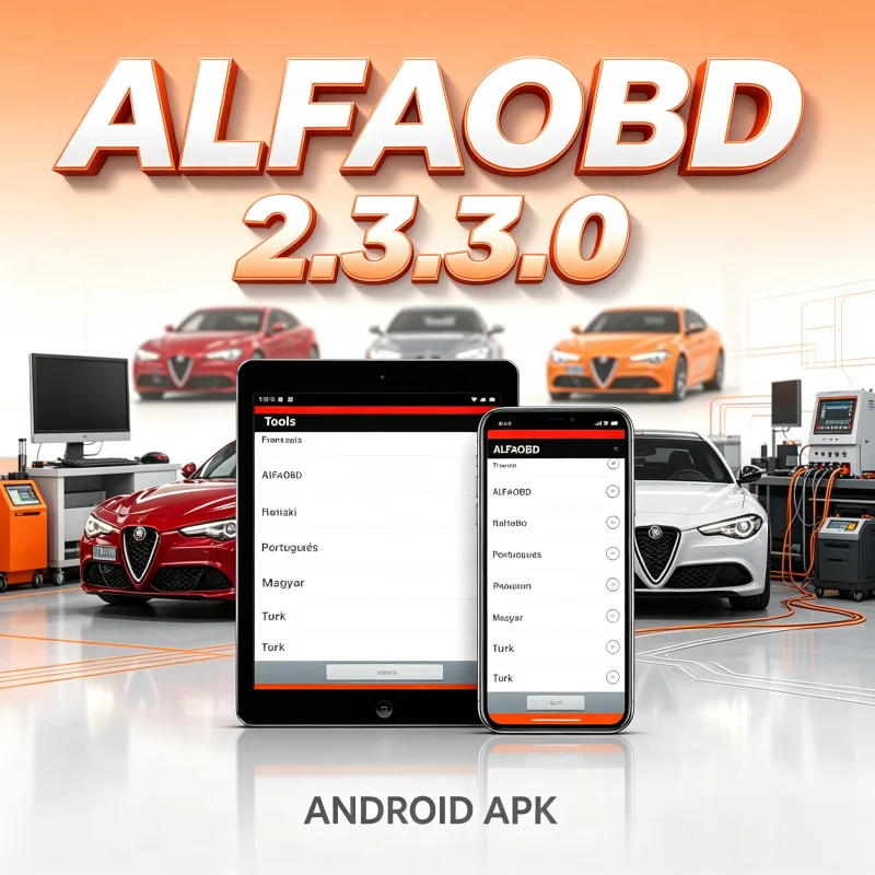 AlfaOBD 2.3.3.0 Full Licensed Diagnostic Tool for Android Compatible with Chrysler Jeep Peugeot Citroen Alfa Fiat Lancia Abarth