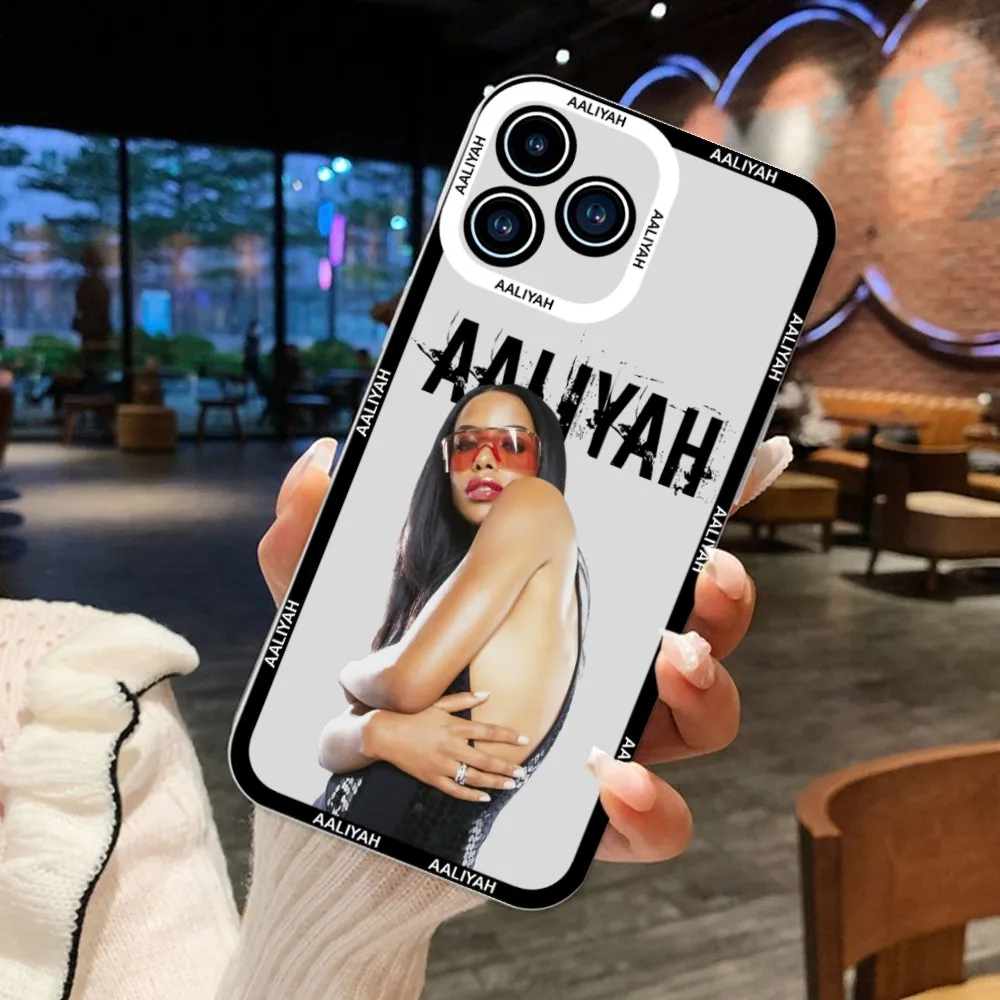 Singer A-Aaliyahs Phone Case For iPhone 11 12 Mini 13 14 15Pro Max Transparent Shell