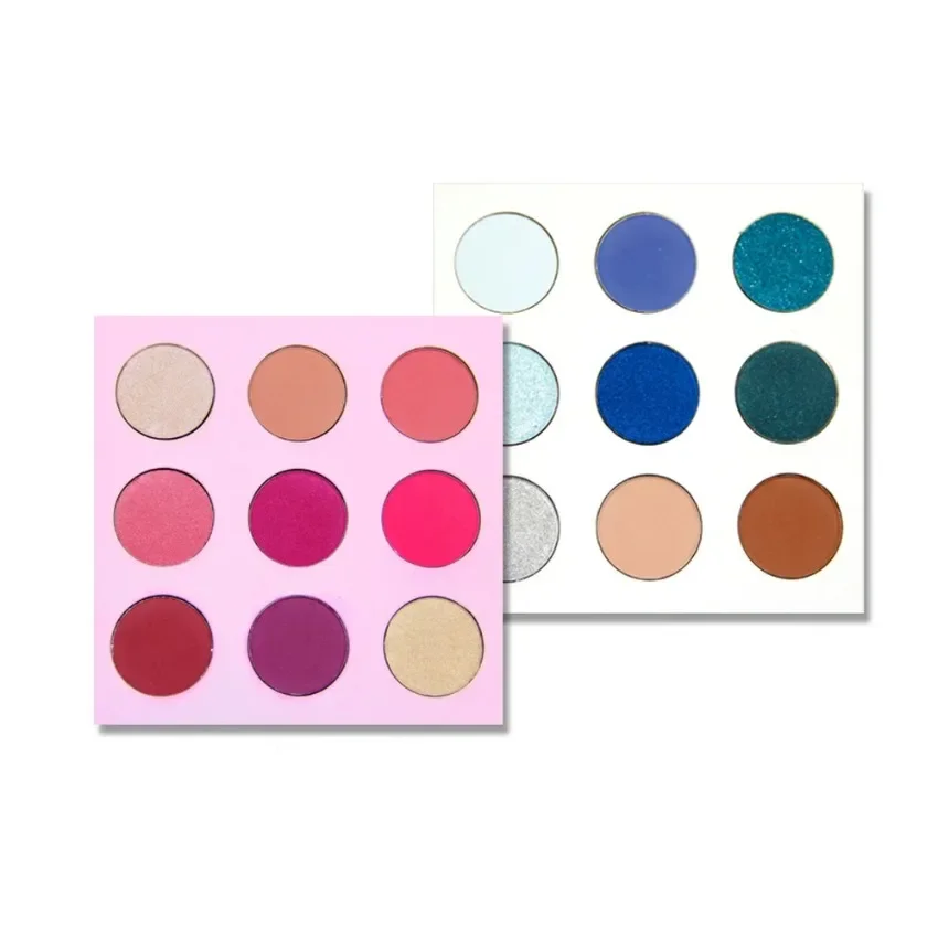 

Custom 9-colors Blingbling Eyeshadow Palette Long Lasting Waterproof Pigmented Matte Glitter Eye Shadow Beauty Makeup Bulk