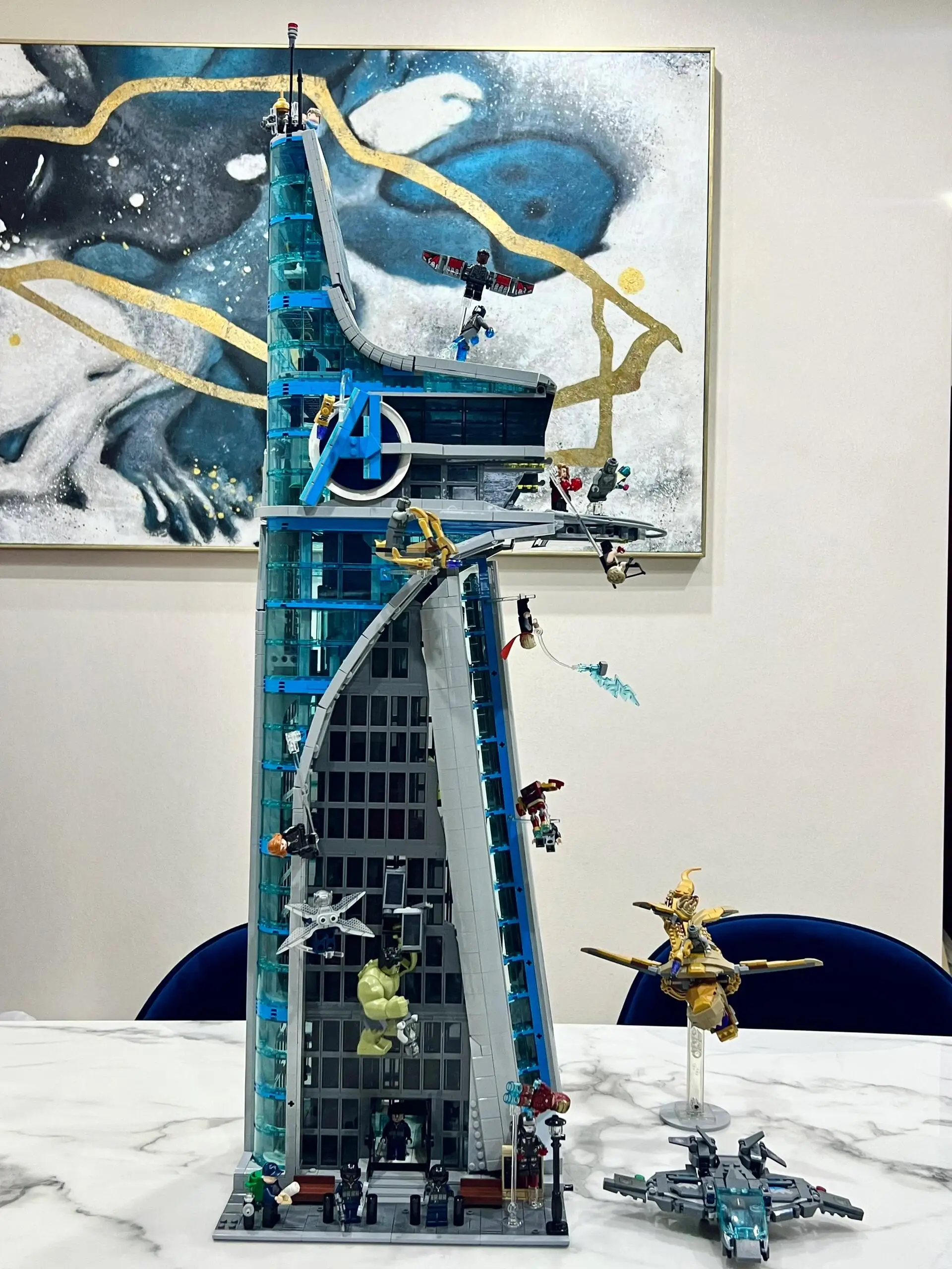 

5201PCS pieces Tower Heroes Assemble Building compatible 76269 Constructors Bricks Blocks Children Adult Toy Birthday Gift Movie