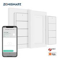 Zemismart Zigbee Wireless Switch,US Standard Scene Controller, Work with Tuya,Home Assistant, Homey, Hubitat,Smartthings