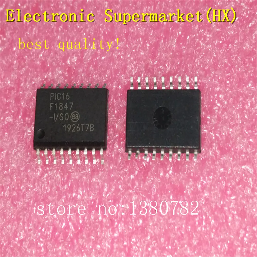 

Free shipping 5pcs/lots PIC16F1847-E/SO PIC16F1847T-E/SO PIC16F1847ESO PIC16F1847 16F1847 SOP-18 IC In stock!