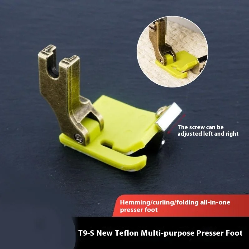 

Пластиковые регулируемые многофункциональные прижимные лапки T9, направляющие ножки с вращающимся краем для аксессуаров для промышленных швейных машин