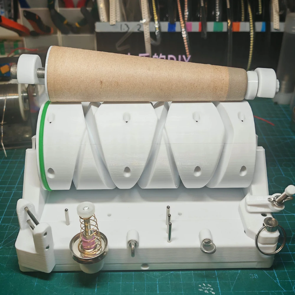 Desktop Electric Yarn Winder – Mini Ply Twisting & Bobbin Winding Machine with Timer, Overheat Protection, Foldable Design