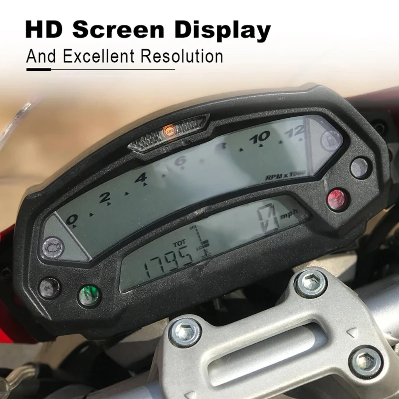 

Motorcycle Instrument Cluster LCD Display For 696 796 1100 795 Speedometer Gauge LCD Screen GTWS