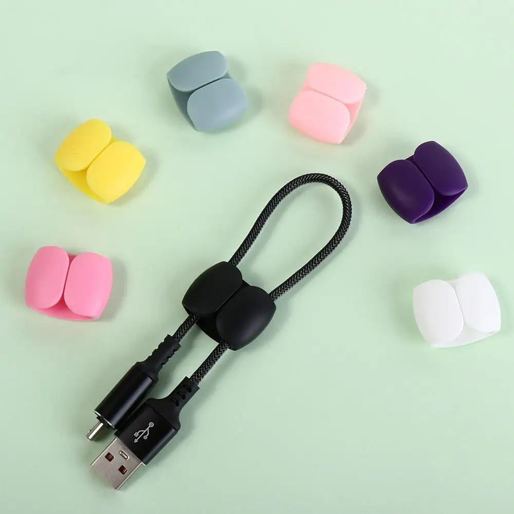 

5pcs Cable Management Cable Organizer Arrangement Buckle Multipurpose Wire Winder Portable Simplicity Cord Clip Office Desktop