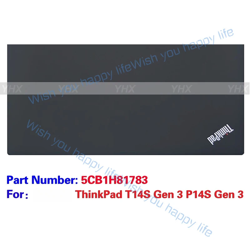 L... New For Lenovo ThinkPad T14S P14S Gen 3 LCD Rear Lid Back Cover FHD 5CB1H81783