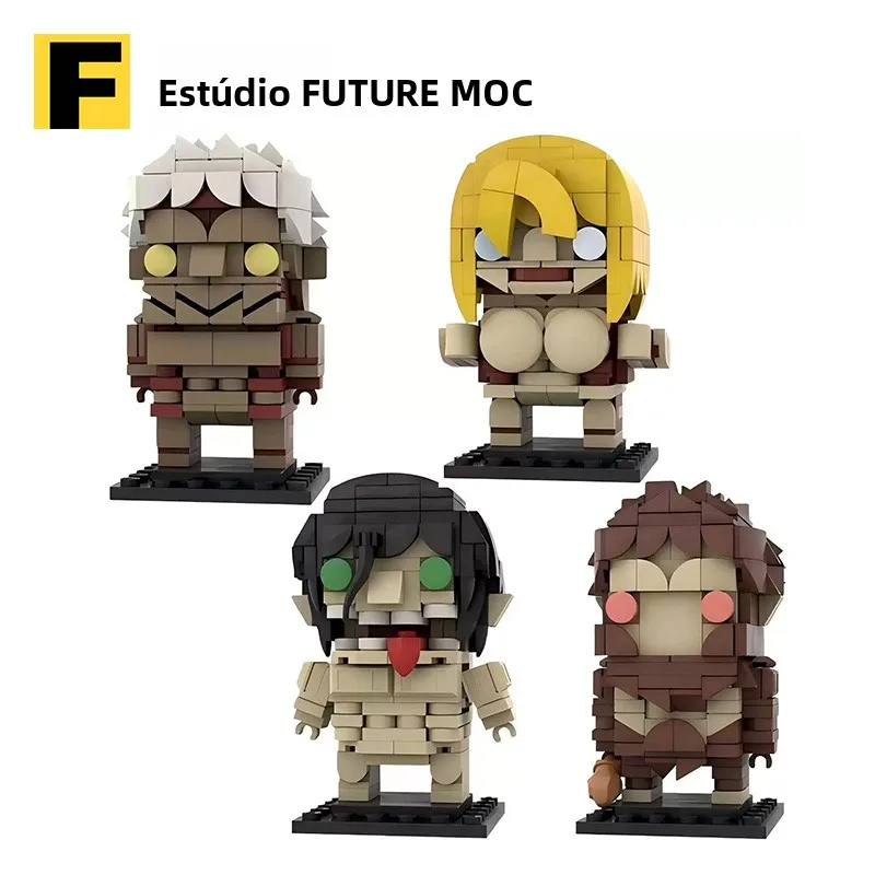 国内製-mould-進撃の巨人シリーズ-スクエアヘッド-ソン組立セット-コレクタブルフィギュア-男の子向けおもちゃ-abs素材-中級難易度