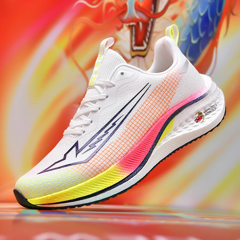 

Мужская обувь Four Seasons, новинка 2025 года, спортивная обувь на толстой подошве с дышащей сеткой для молодежи, универсальные повседневные кроссовки