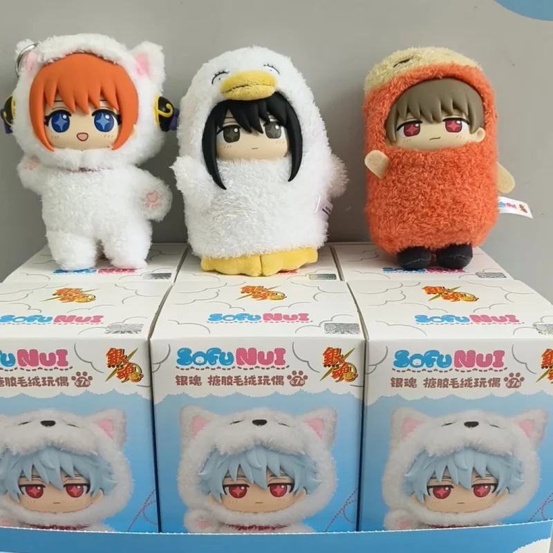 

Bandai Gintama Blind Box Anime Figure Soft Vinyl Keychain Pendant Cute Collectible Ornament Gift For Anime Collectors
