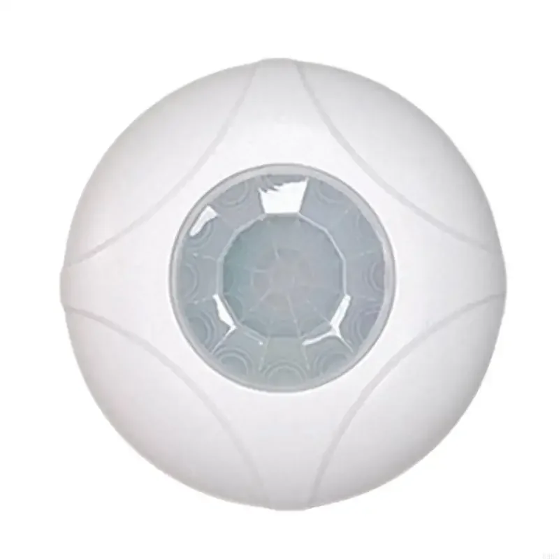 Motions Detectors Ceiling Mounted 360 Degree Monitoring Not False Alarm Simple Installation for Security System F19E