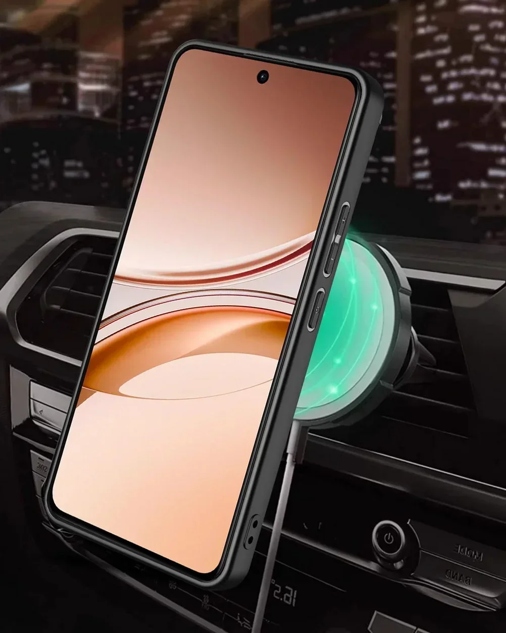 360 تدوير حلقة معدنية حامل حامل المغناطيسي جراب هاتف السيارة ل ViVo Y04 Y29 S Y39 Y50 لايت وعرة درع الغطاء الخلفي للحماية