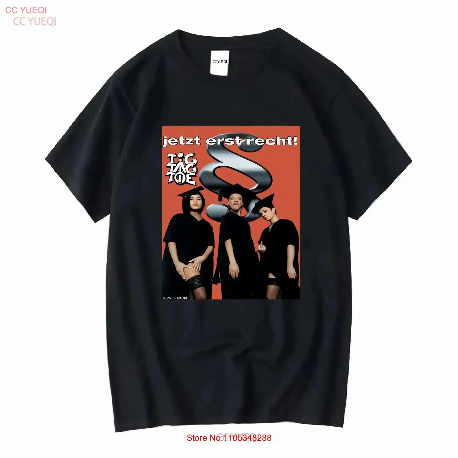 Tic Tac Toe Band Jetzt Erst Recht T Shirt Full Size S 5XL 1T958 vintage Washed Stretched graphic vintage Washed Casual fashion