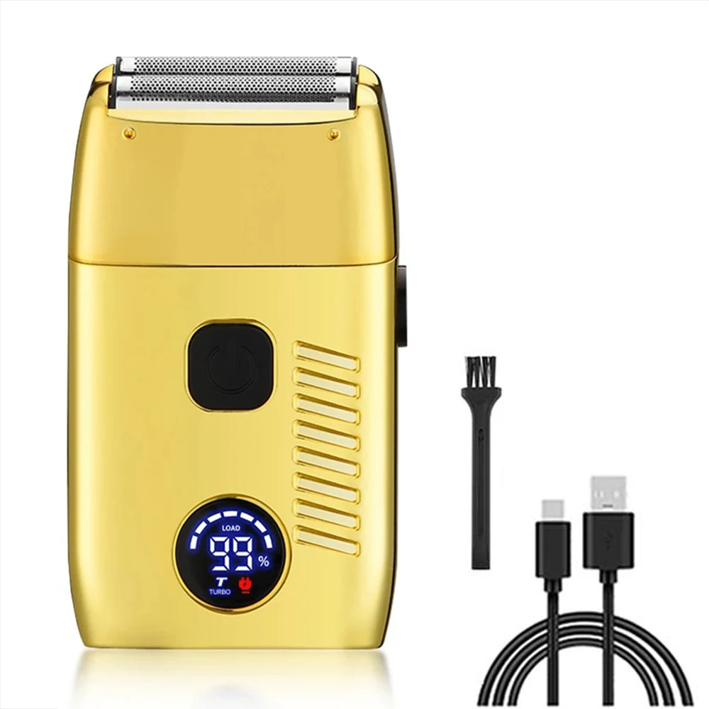 Elektrische Haarschneidemaschine und Rasierer für Männer, USB-Aufladbar, Barttrimmer, Professionelles Friseur-Set