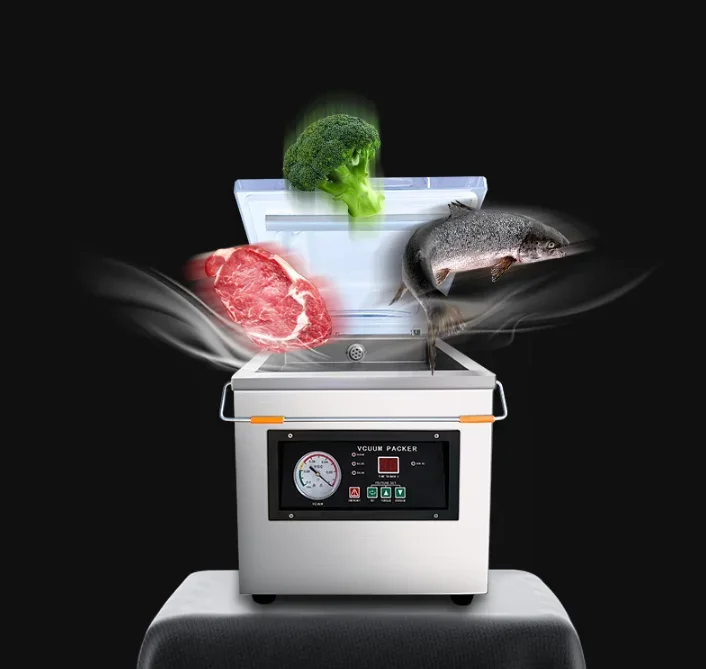 

DZ-260 Small Household One Chamber automatic vacuum sealer Fruit industrial vacuum sealer vacuum machine for food packaging