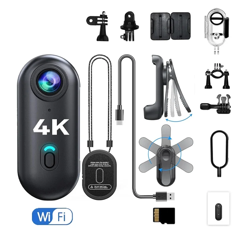 4k-mini-wifi-body-camera-wearable-camera-with-360°rotatable-clip-magnetic-clip-traveling-pet-walking-and-outdoors-activities
