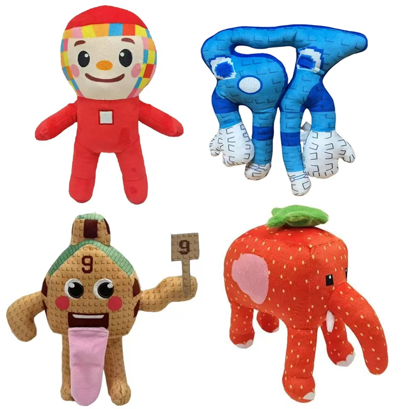 NEW Steal A Brainrot Esok Sekolah Plush Hot Game Peripheral Plushie No. 9 House Stuffed Doll Toy Gamer Fans  Cute Cartoon toy G