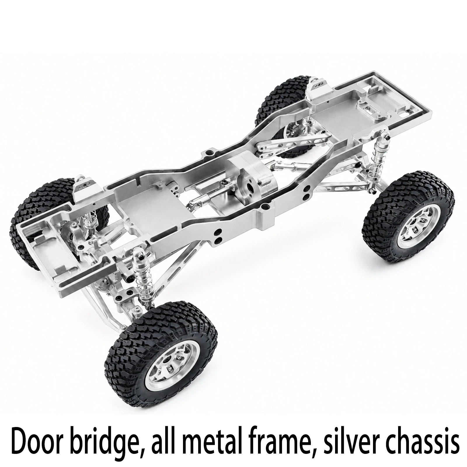 RC Mangniu 1/12 MN300 remote control car modification fully upgraded with metal door bridge and all metal frame chassis
