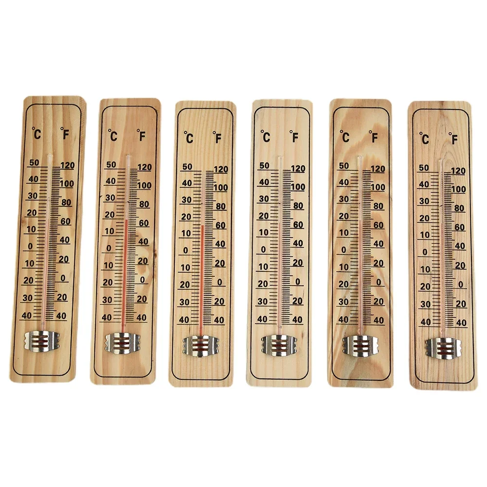 High-Quality Wooden Thermometers For Indoor And Outdoor Use - Get Accurate Readings In Celsius And Fahrenheit!