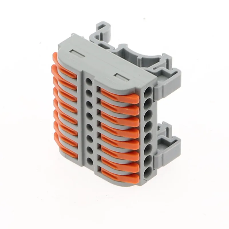 1pcs Quick Wire Connector 211 Fast Universal Compact Din Rail Electric Cable Conector Wiring Conductor terminal Block