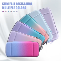 for Nintendo Switch / Switch Oled Console Portable Storage Bag Pastle Waterproof Hard Case with 10 Card Slots Travel Protection