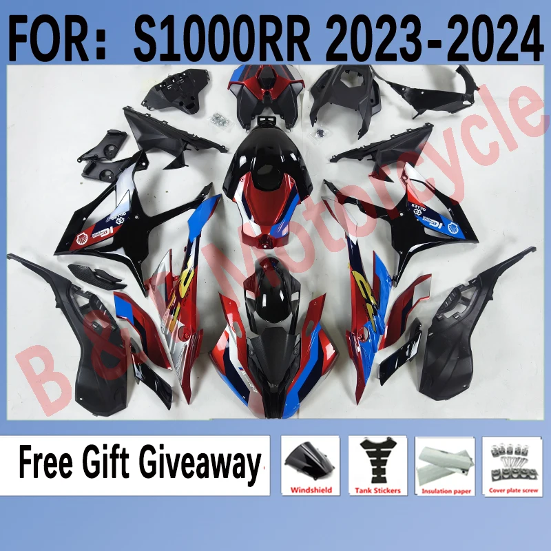 

Fairings Kit Fit for BMW S1000rr 2023 2024 Bodywork Set 23-24 High Quality Injection Red Black