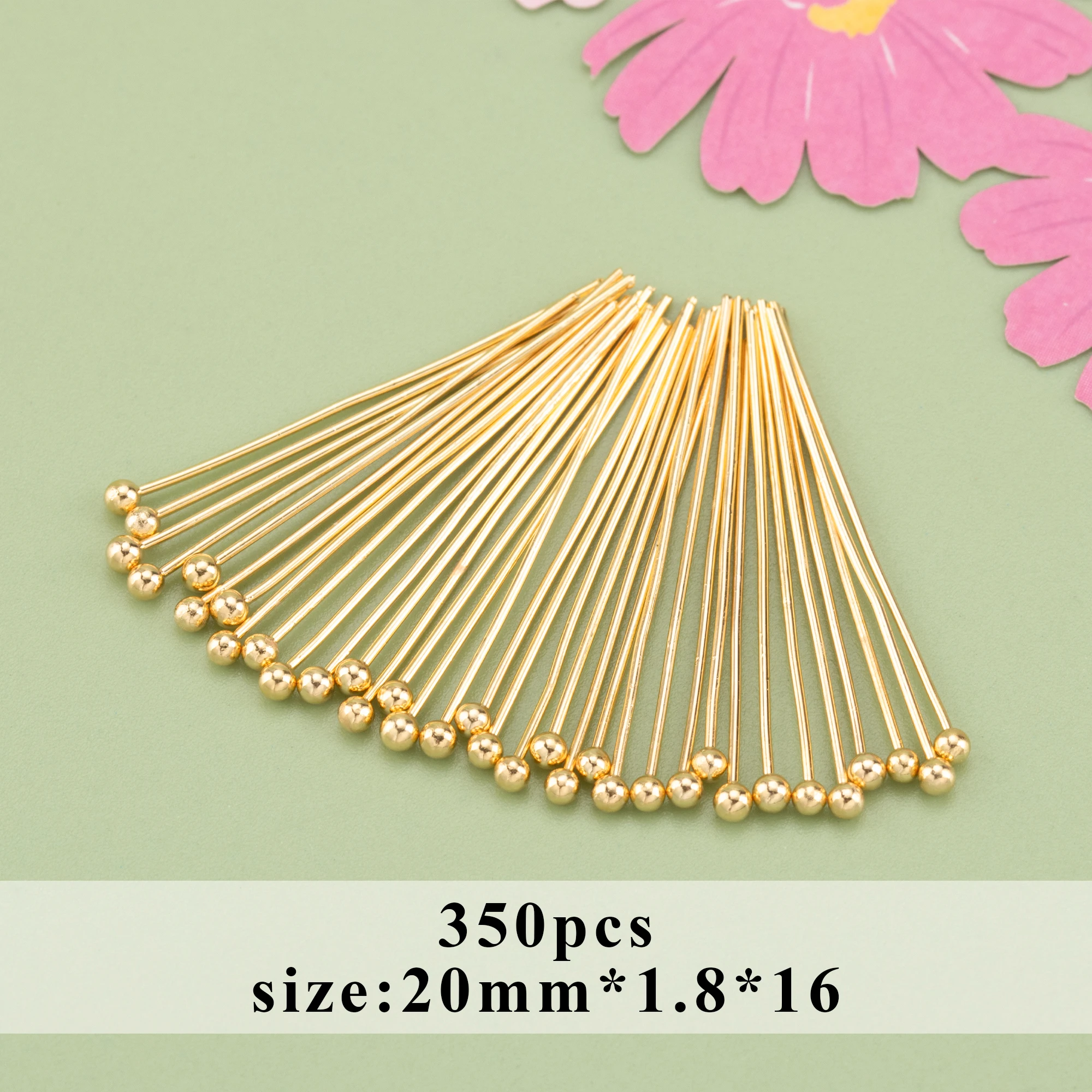 YEGUI M510,jewelry accessories,18k gold plated,0.3 microns,needle,nickel free,copper metal,diy jewelry,jewelry making,25g/lot