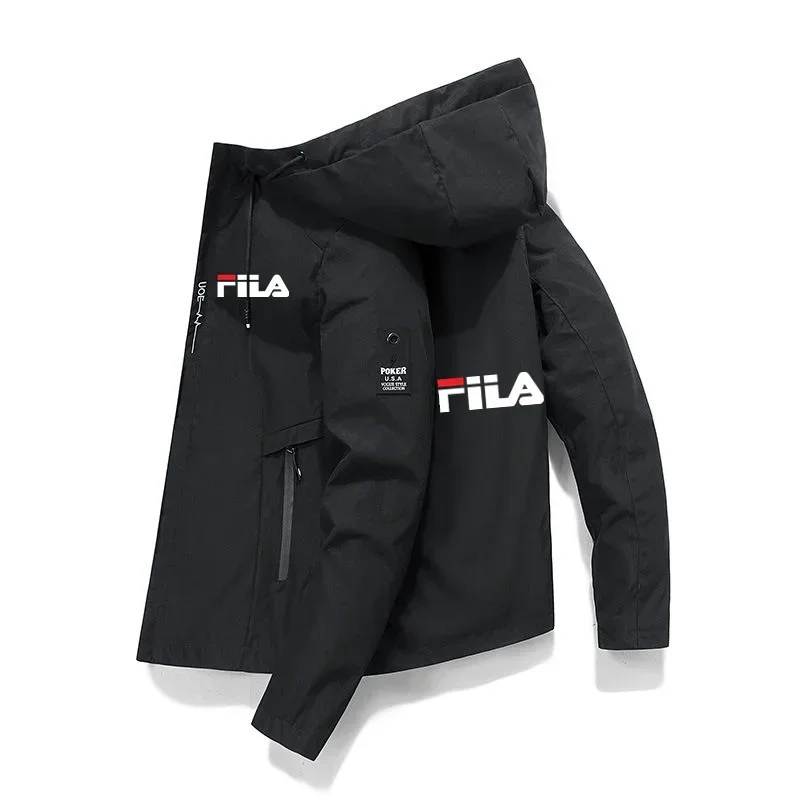 

2025 Men's New Summer-Winter Outdoor Sports High-Quality Coat - Baseball Shirt Style - Windproof Buttoned Design - Glossy Decora