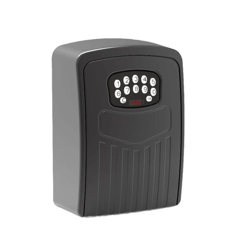 Weatherproof Key Lock Box Secure Numeric Storage Wall Mounted Convenience For for Tuya Key Safe Indoor/Outdoor