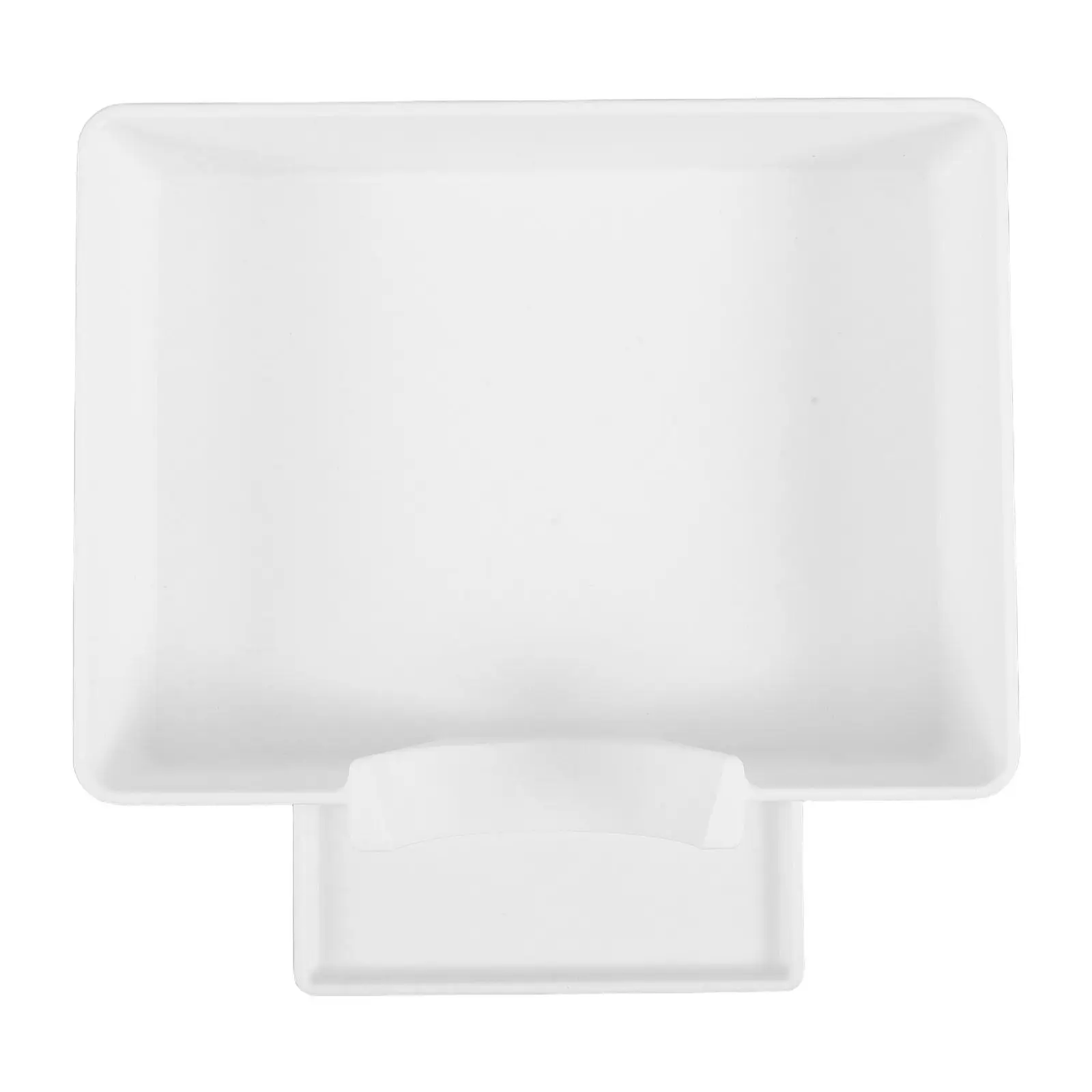 Washing Machine Drip Pan White Plastic Water Leak Catch Tray Hose Guide Storage Laundry Room Appliances Stable ABS Prevent