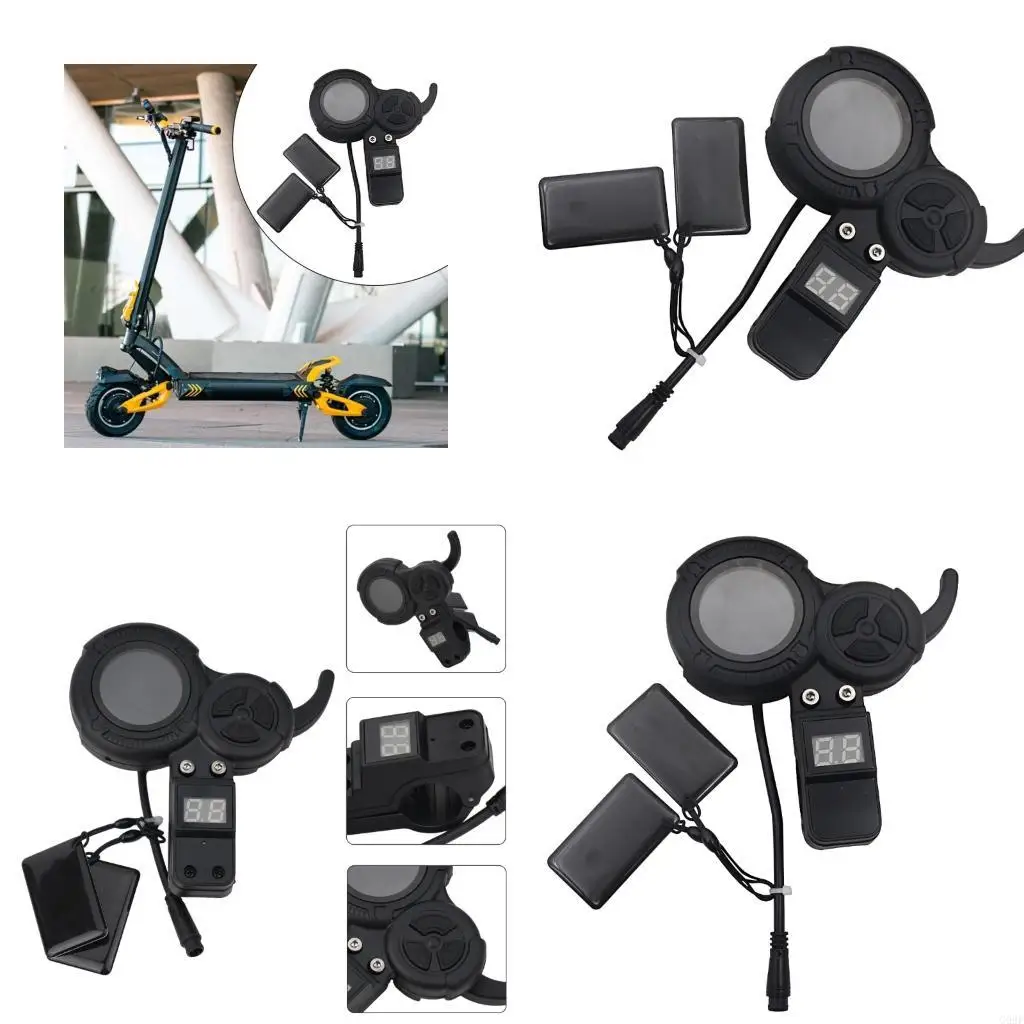 

G99F Цифровой контроллер дроссельной заслонки с акселератором дисплея в реальном времени для ноль 8 9 10 8x 10x Z8PRO 30 кмх