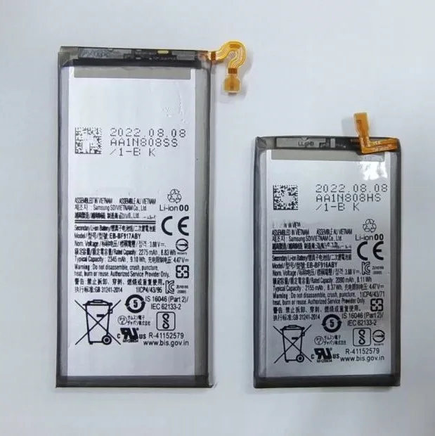 Battery For Galaxy Z Fold 2 5G SM-F916 EB-BF916ABY EB-BF917ABY Mobile Phone Batteries + Tools